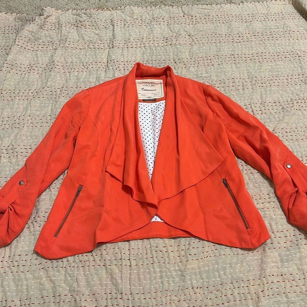 Anthropologie Cartonnier Moto Looking Blazer